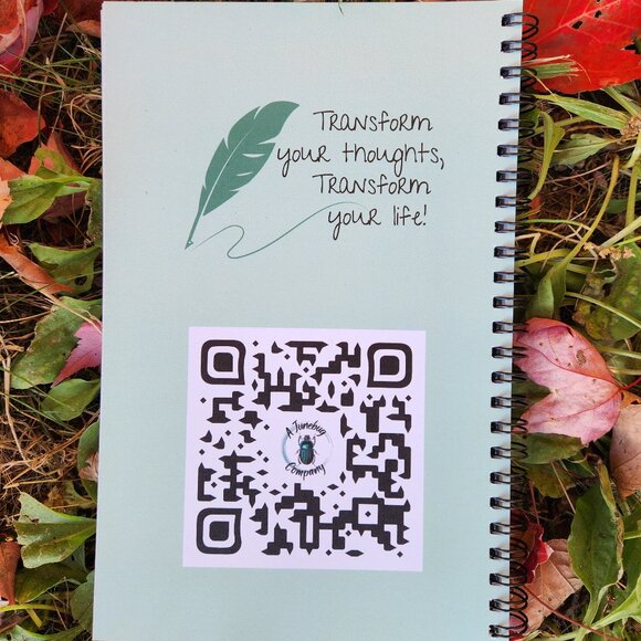 Self-Reflection Journal - 8.5x5.5 Spiral Bound -Calming Colored Guided Workbook - Picture 11 of 17